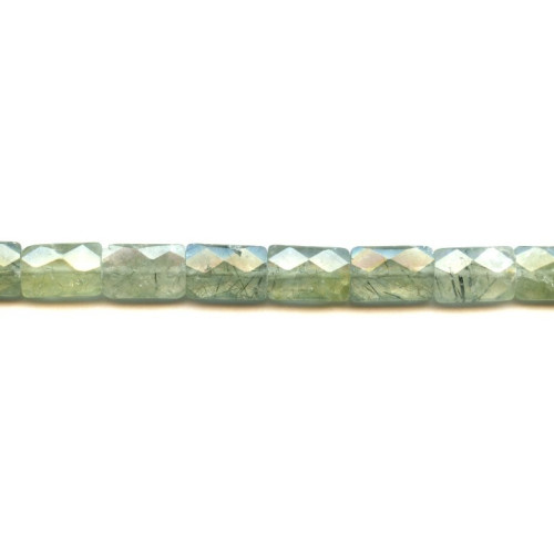 278-1019 Green Tourmalinated Quartz <br>10x15 Cushion Cut