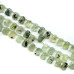 278-1068 Green Tourmalinated Quartz <br>15x20 Faceted Twist Drop