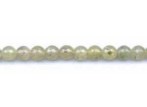Green Tourmalinated Quartz 10mm Faceted Round
