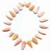 282-1102 Pink Opal <br>20-48x Flat Pear Drop