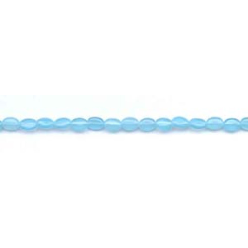 284-1060 Turquoise Quartz <br>5x7 Flat Oval