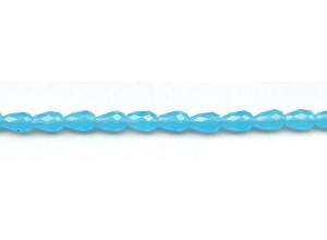 Turquoise Quartz 6x9 Faceted Teardrop