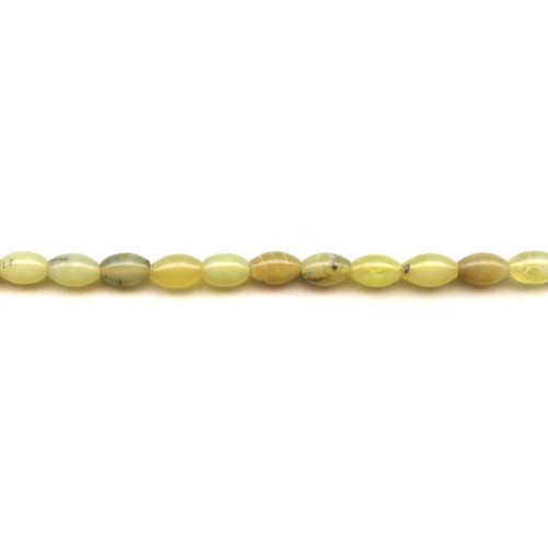289-1003 Yellow Opal <br>6x9 Oval Rice