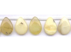 Yellow Opal 18x25 Flat Pear Drop