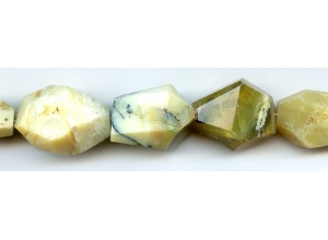 Yellow Opal 20x Faceted Nugget
