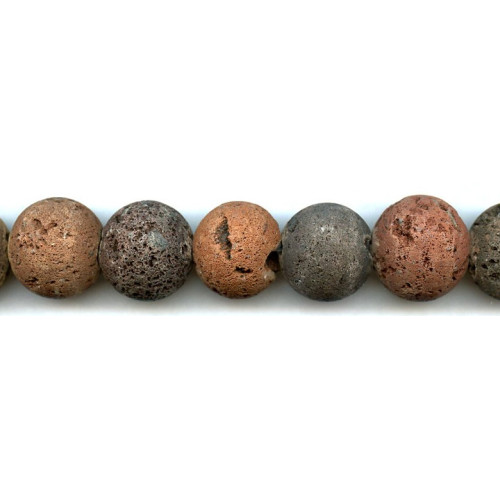 294-1043 Red Lava <br>18-20mm Round