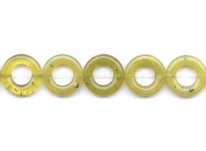 Olive Quartz 20mm Donut