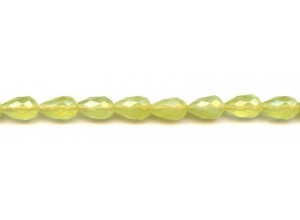 Olive Quartz 8x12 Faceted Teardrop