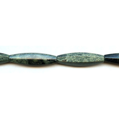 297-1004 Kambaba Jasper <br>10x40 Hexagon Oval Rice