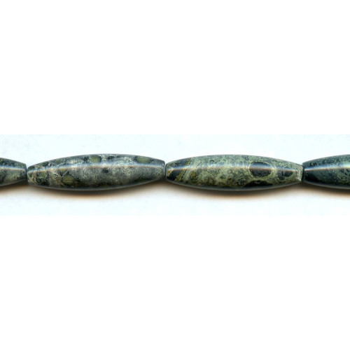 297-1022 Kambaba Jasper <br>10x40 Oval Rice