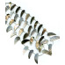 245-1145 Black Mother of Pearl <br>20-55mm Shell Drop