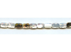 Black Mother of Pearl 7x10 Cushion Cut