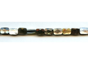Black Mother of Pearl 7x10 Cushion Cut