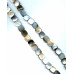 298-1072 Black Mother of Pearl <br>18x18 Flat Square
