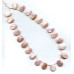 245-1182 Pink Mother of Pearl <br>13x18 Flat Pear Briolette