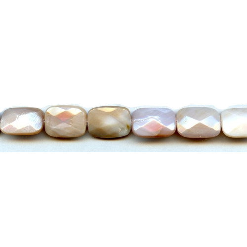 245-1186 Pink Mother of Pearl <br>13x18 Cushion Cut