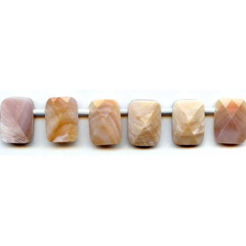 245-1265 Pink Mother of Pearl <br>13x18 Cushion Cut Drop