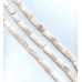 299-1037 Pink Mother of Pearl <br>14x22 Strip-faceted Flat Rectangle