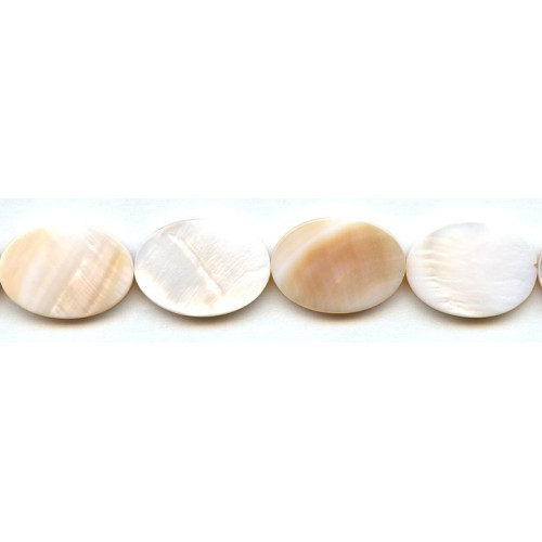 299-1064 Pink Mother of Pearl <br>18x25 Flat Oval