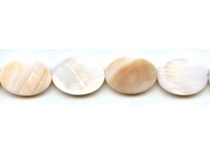Pink Mother of Pearl 18x25 Flat Oval