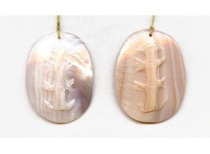 Pink Mother of Pearl 43x Pendant