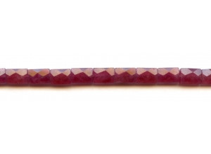 Purple Jade 7x10 Faceted Flat Rectangle