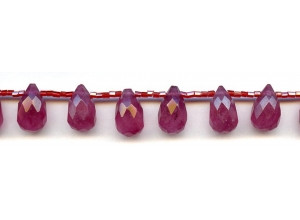 Purple Jade 10x16 Teardrop Briolette