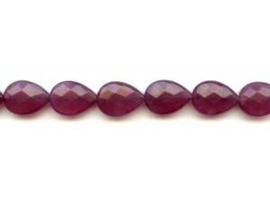 Purple Jade 13x18 Faceted Flat Pear