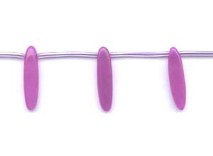 Purple Jade 7x30 Flat Oval Drop
