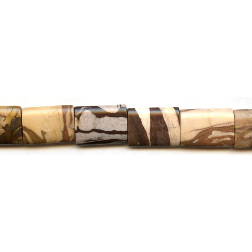 302-1002 Brown Zebra Jasper <br>15x20 Flat Rectangle