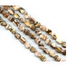 302-1008 Brown Zebra Jasper <br>15x20 Waved Flat Oval