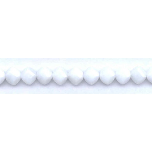 303-1077 White Jade <br>12x10 Faceted Marquise