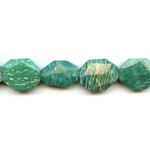 305-1008 Russian Amazonite <br>20x25 Faceted Slab