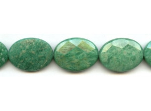 Russian Amazonite 22x30 Faceted Flat Oval