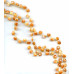 129-1116 Orange Calcite <br>10mm Flat Pear Briolette