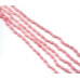 308-1013 Pink Jade <br>6x12 Faceted Oval Rice