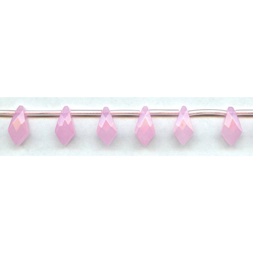 308-1089 Pink Jade <br>8x15 Tie Briolette