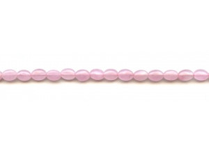 Pink Jade 5x7 Flat Oval