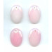 308-1139 Pink Jade <br>28x40 Faceted Flat Oval Pendant