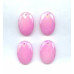 951-0003 Pink Jade <br>28x40 Faceted Flat Oval Pendant
