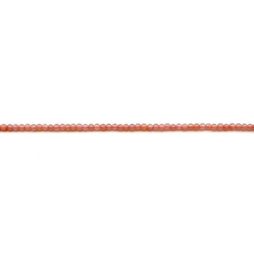 309-1029 Peach Jade <br>2mm Round