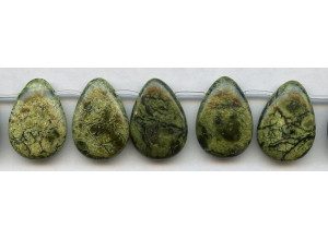 Russian Serpentine 18x25 Flat Pear Drop