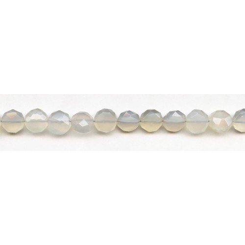 311-1053 Dyed Chalcedony  <br>7-10x Faceted Coin
