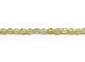 Dyed Green Chalcedony 6x Faceted Flat Oval