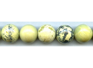 Yellow Turquoise 20mm Round