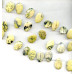 314-1078 Yellow Turquoise <br>20x30 Flat Pear Drop