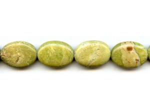Green Opal 18x25 Puffy Flat Oval