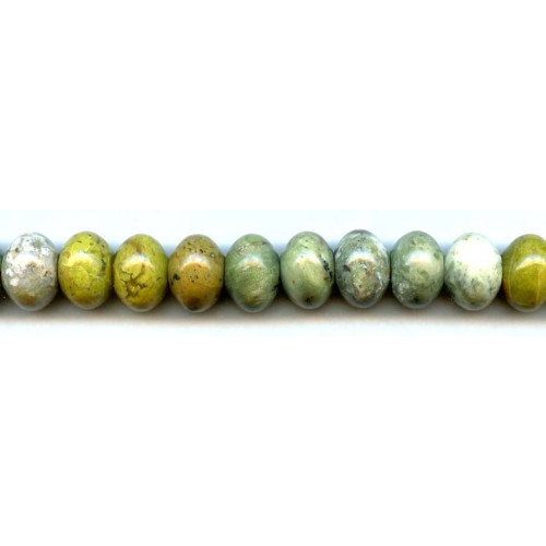 L4399-246 Green Opal <br>14mm Rondell