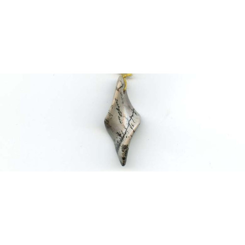 321-1024 Varigated Jasper <br>36x15 Twist Pendant