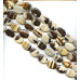 321-1028 Variegate Jasper <br>22x30 Flat Oval